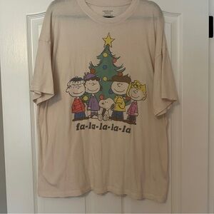 AE Oversized Holiday Peanuts Graphic Tee